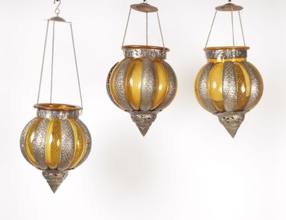 Lot de 3 suspensions/lanternes dans le goût...