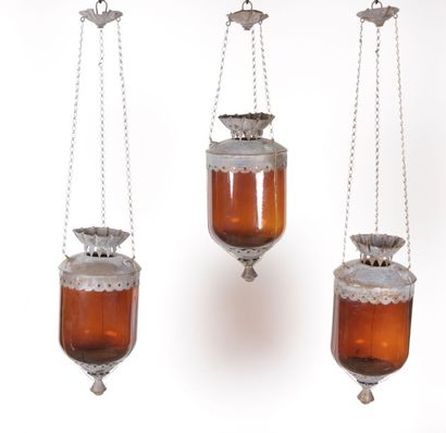 Lot de 3 suspensions/lanternes dans le goût...