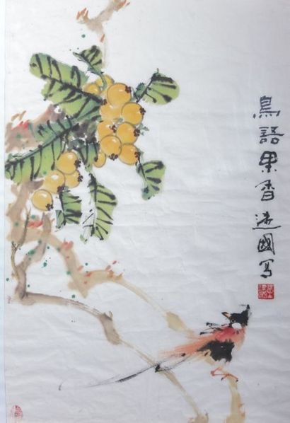 JIANGUO Tong (XXème siècle)

Aquarelle sur...