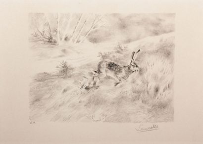 LAMOTTE Gabriel (1920-2005)

La ruse du lièvre

Lithographie...