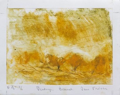 FRÉOUR Paul (1917-2013)

Printemps Baurech

Gravure...