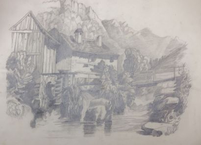 LAUREILHE Yvonne

Six dessins au fusain,...