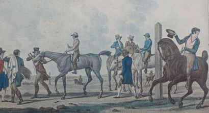 Suite de quatre gravure d'après VERNET Carles...