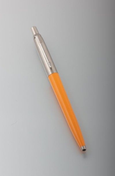 PARKER stylo orange et métal