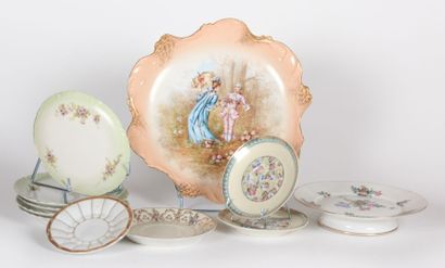 LIMOGES - Manufacture J. Pouyat

Plat en...