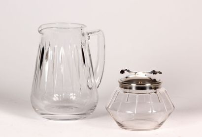 Sucrier couvert en verre translucide, le...