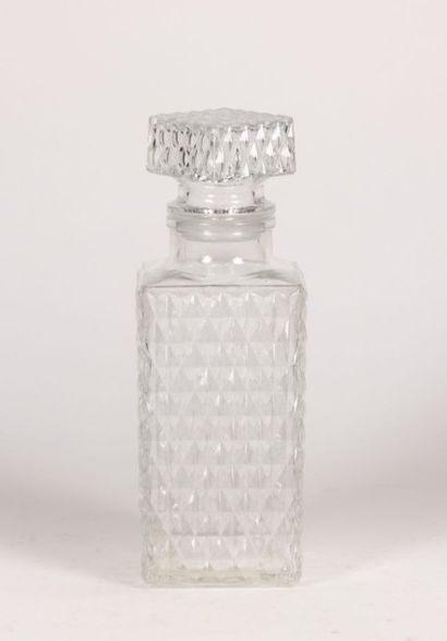 Carafe à whisky et son bouchon en verre de...