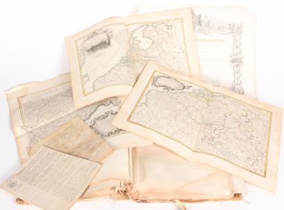 Ouvrage contenant un ensemble de cartes de...
