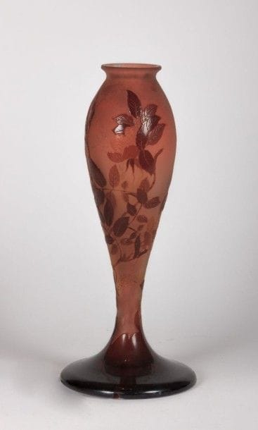 GALLE

Pied de lampe en verre multicouche...
