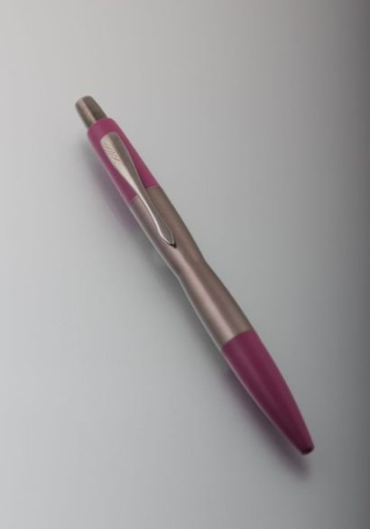 PARKER Stylo rose et gris