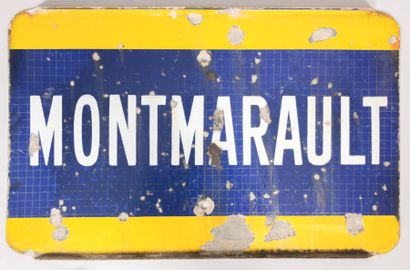 Plaque de signalisation émaillée 