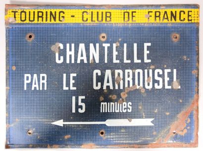 Plaque de signalisation émaillée 