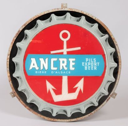 ANCRE BIERE D'ALSACE

Sous-verre églomisé

(oxydations...