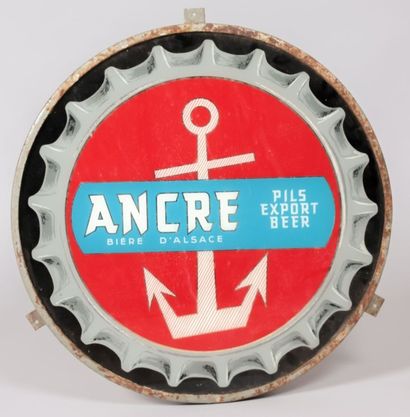 ANCRE BIERE D'ALSACE

Sous-verre églomisé

(oxydations...