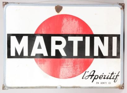MARTINI

Plaque émaillée

(tâches, oxydations...