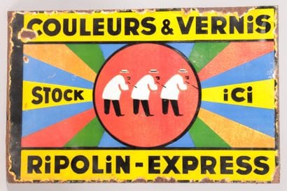 RIPOLIN

Enseigne double face émaillée

(sauts,...