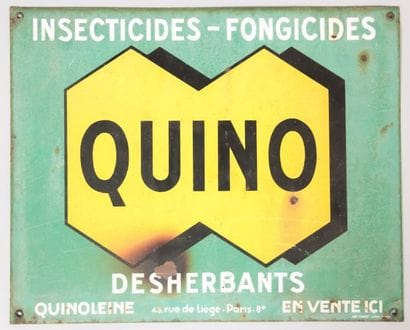 INSECTICIDES QUINO

Plaque lithographiée

Art...