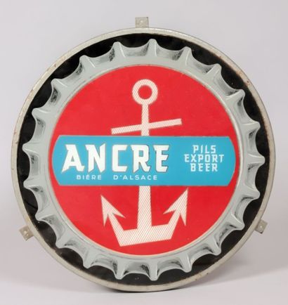 ANCRE BIERE D'ALSACE

Sous-verre églomisé

(usures...