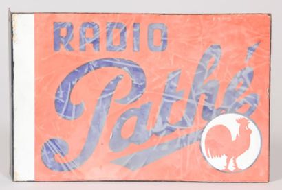 RADIO PATHÉ

Enseigne double face en tôle...