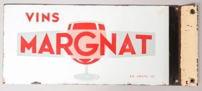 VINS MARGNAT

Enseigne émaillée double face

Emaillerie...