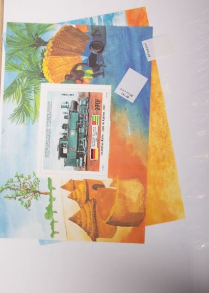 Un album + pages Divers cinq continents....