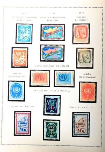 Un album dont Nations Unies, période 1959-1980....