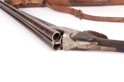 Fusil de chasse Hammerless, canons juxtaposés,...