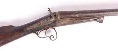 fusil de chasse à chiens extérieurs sur platines...