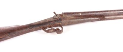 fusil de chasse à chiens extérieurs sur platines...
