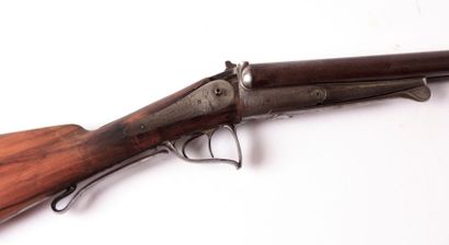 Fusil à broche Leclere, cal 12, platines...