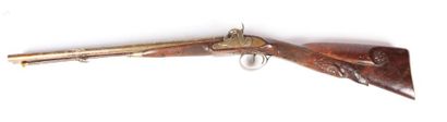 fusil de cocher à percussion, chiens extérieurs...
