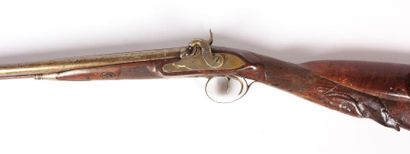 fusil de cocher à percussion, chiens extérieurs...
