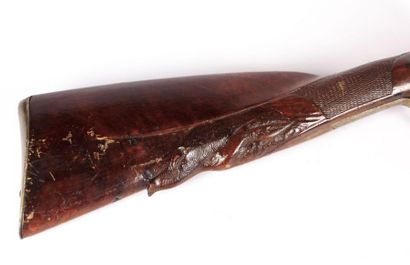 fusil de cocher à percussion, chiens extérieurs...
