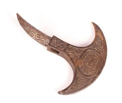 Fer de hache d'arme, 

Epoque Viollet Leduc,...