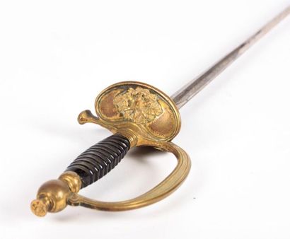 Epée de polytechnicien modèle 1874, clavier...