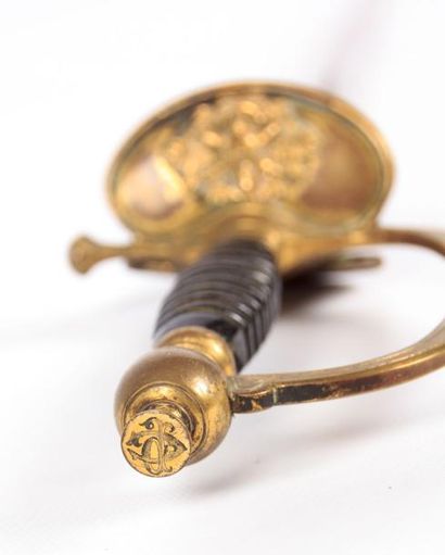 Epée de polytechnicien modèle 1874, clavier...