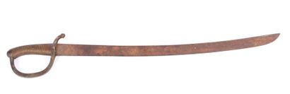 Sabre briquet, poignée à trente-six torons,...