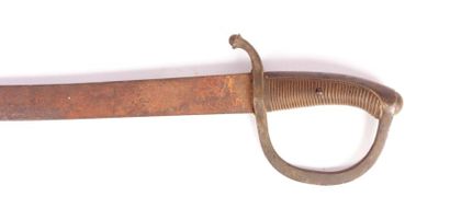 Sabre briquet, poignée à trente-six torons,...