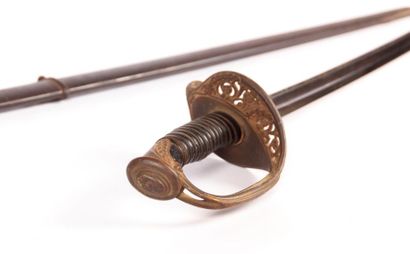 Sabre d'adjudant modèle 1845, lame marquée...