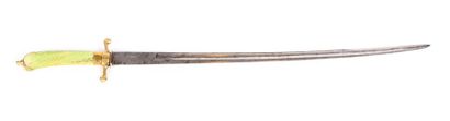 Dague de chasse - lame courbe de 48,5 cm...