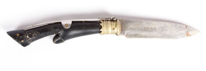 Couteau de chasse, monture synthétique, lame...