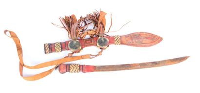 sabre Mandingue africain, lame de 43,5 cm...