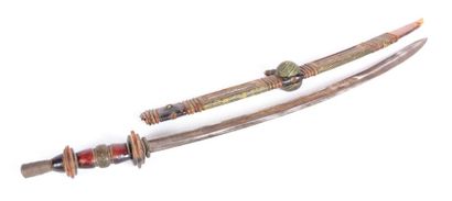 sabre africain, belle lame de 59,5 cm d'origine...