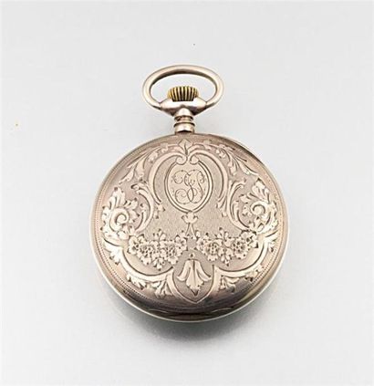 Montre de gousset Lip en argent, le cadran...