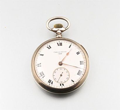 Montre de gousset Lip en argent, le cadran...