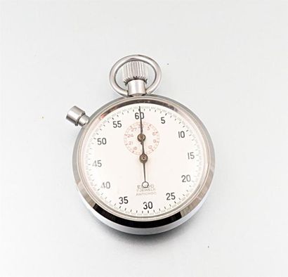 Chronomètre à aiguilles Elido en acier poli,...