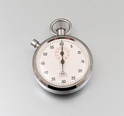 Chronomètre à aiguilles Elido en acier poli,...