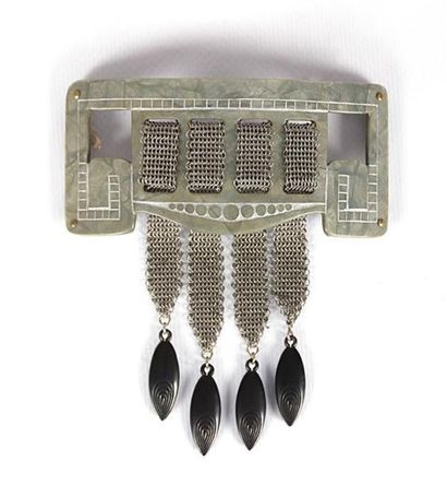 Boucle de ceinture en plastique et métal...