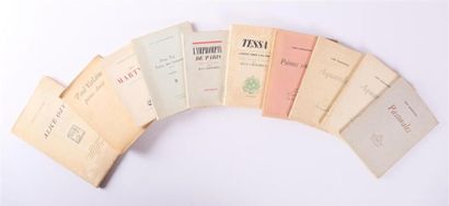 Lot de dix ouvrages comprenant :
- CHARPENTIER...