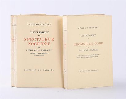 Lot de deux ouvrages : 
- FLEURET Fernand...